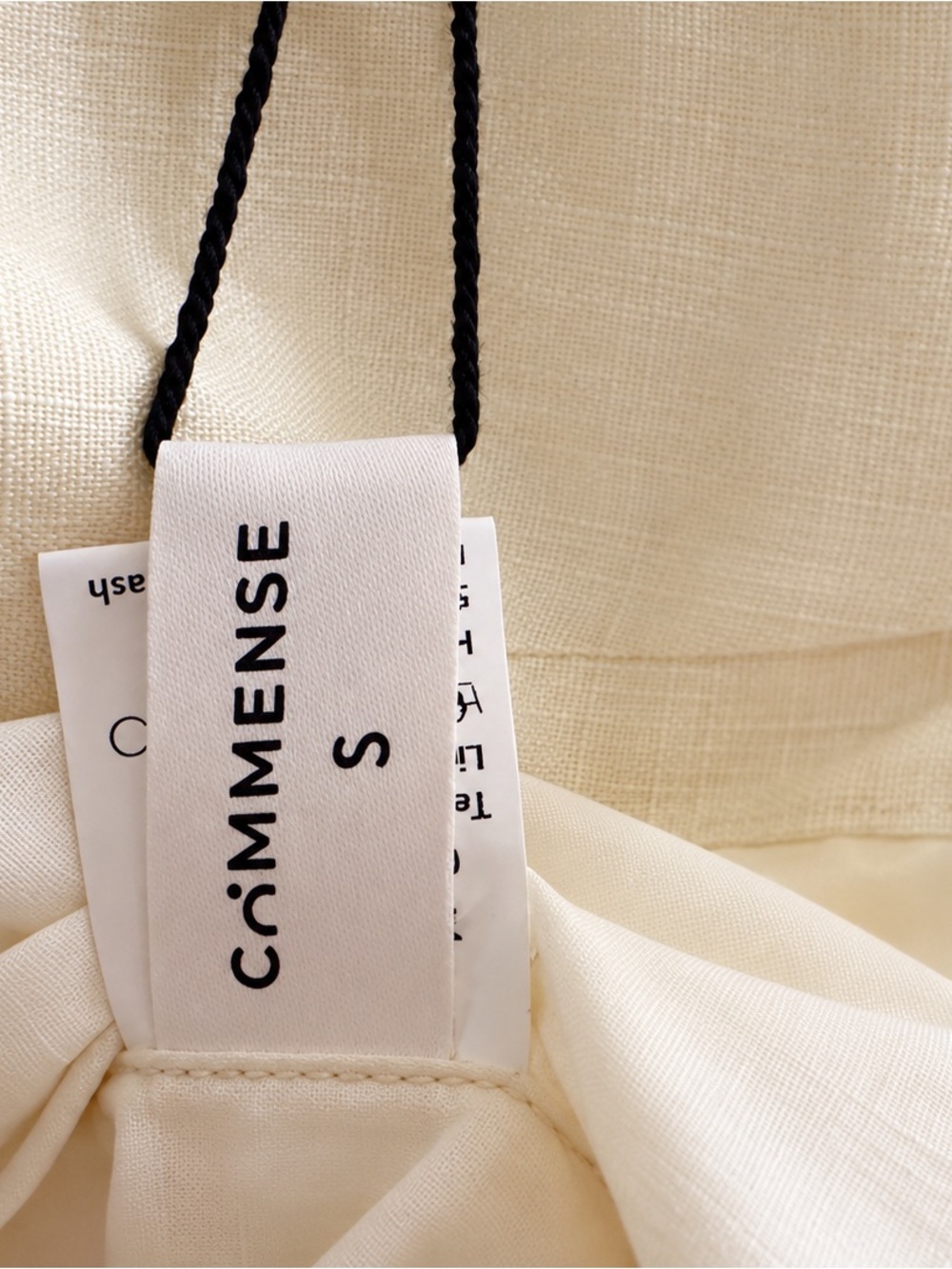 COMMENSE Butter Yellow Collarless Blazer Size S NWT - Picture 2 of 5